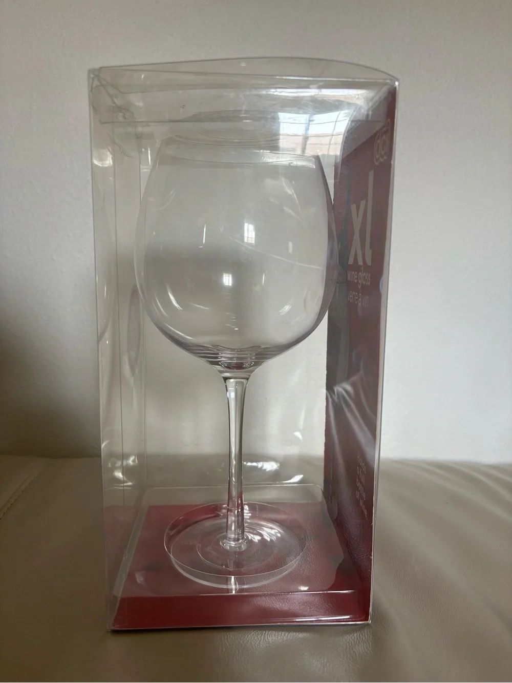 DCI XL Extra Large Wine Glass Holds a Whole Full Bottle 750ml 25oz New In Box